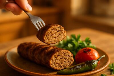  طرز تهیه کباب کوبیده لوله ای: یه دونر خونگی بدون سیخ و منقل!