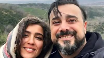  استایل متفاوت «مونا کرمی» در کنار همسرش و جمعی از هنرمندان!