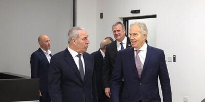  گفت و گوی معاون تشکیلات خودگردان فلسطین با تونی بلر و نماینده آمریکا