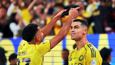  خلاصه بازی النصر 4-1 الخلیج (سوپرگل رونالدو)