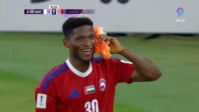  گل اول الشارجه به الاهلی عربستان (اوسمان کامارا)