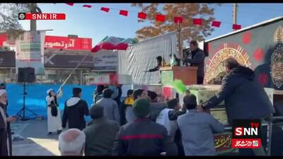  اقامه نماز طلب باران در شهر کرمان + فیلم