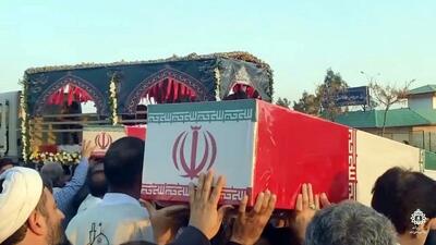  پیکرهای مطهر ۶ شهید گمنام در ارومیه تشییع شد