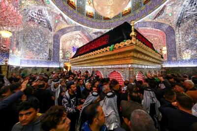  آیین سالروز شهادت حضرت فاطمه زهرا (س) در نجف اشرف