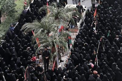  مراسم تشییع ۱۰۰ شهید گمنام در تهران آغاز شد