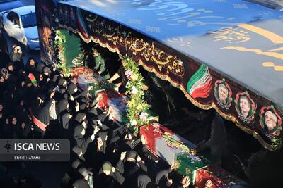  استقبال از پیکر ۸ شهید گمنام در بجنورد