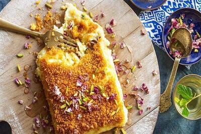  آموزش شیرینی پزی / طرز تهیه کنافه عربی به روشی اصیل و مجلسی