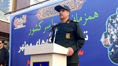  فرمانده سپاه کردستان: ملت ایران با فرهنگ صبر و استقامت پای انقلاب ایستاده است