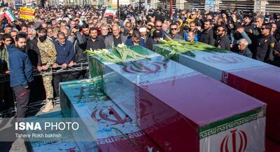  مراسم تشییع پیکرهای ۱۲ شهید گمنام -شیراز | جهان نیوز