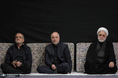  مراسم عزاداری شب شهادت حضرت زهرا (س) در حسینیه امام خمینی