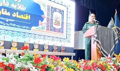  همایش طلایه‌داران اقتصاد مقاومتی بسیج سپاه ثارالله کرمان برگزار شد