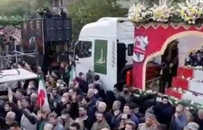  فیلم/ آغاز مراسم تشییع شهدای گمنام در تهران