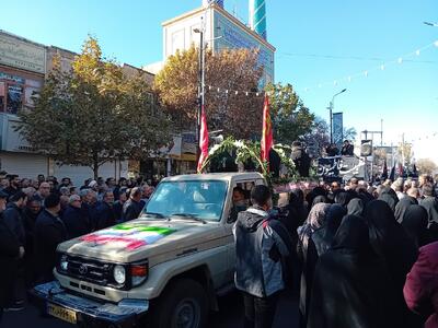  همزمان باسالروز شهادت حضرت زهرا (س)۲ شهید گمنام در زنجان تشییع شد