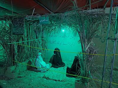  برپایی نمایشگاه «بیت الزهرا (س)» به مناسبت ایام فاطمیه در گناوه