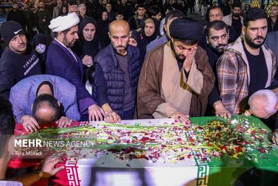 استقبال از شهید گمنام در آیین فاطمی سادات گیلان