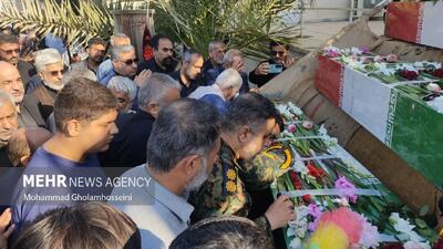  مردم گلستان با اشک و دلدادگی، عهدی دوباره با شهدای خوش‌نام بستند