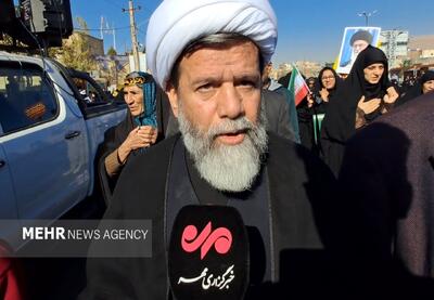  حجت الاسلام محمودی: مردم وارثان فرهنگ فاطمی و خون شهیدان‌اند