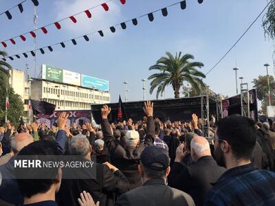  خروش «یا زهرا» در رشت؛ پیوند نام مادر و فرزندان در تشییع شهدای گمنام