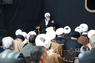  گزارش تصویری: مراسم سوگواری روز شهادت حضرت زهرا (س) در دفتر حضرت آیت الله نوری همدانی