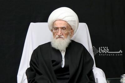  گزارش تصویری: مراسم سوگواری شهادت حضرت فاطمه (س) در دفتر حضرت آیت الله نوری همدانی