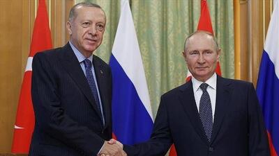  گفتگوی تلفنی اردوغان و پوتین درباره جنگ اوکراین