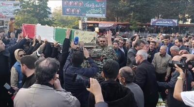  پیکر پاک و مطهر ۲ شهید در شهرستان تالش به خاک سپرده شدند+فیلم