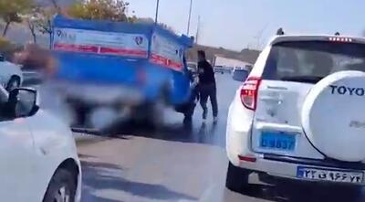  سرنوشت نیسان وانتی که از تصادف فرار کرد!