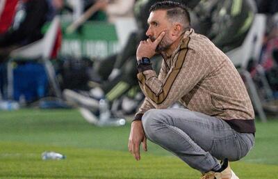  سرمربی الچه: از تساوی مقابل رئال مادرید راضی نیستم؛ گل دوم آن‌ها خطا بود