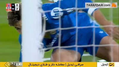  فرصت‌سوزی گونزالو گارسیا مقابل دروازه الچه در دقایق پایانی مسابقه (الچه 2-2 رئال مادرید)