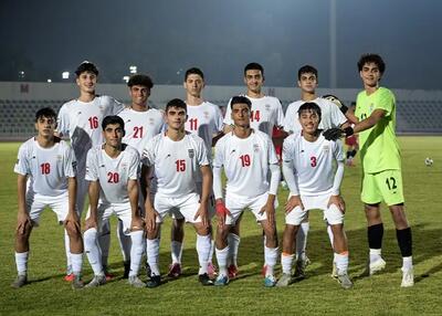  درخشش نوجوانان ایران با برد پرگل مقابل چین‌تایپه