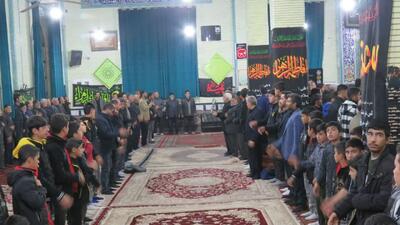  آرباطان در سالروز شهادت حضرت فاطمه زهرا (س) غرق در ماتم و اندوه شد + عکس