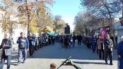  برپایی دسته جات عزاداری در اهر به مناسبت ایام فاطمیه
