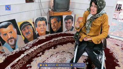  بیوگرافی فاطمه حمامی هنرمندی با  ۸۵ درصد معلولیت
