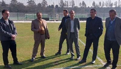  نمونه‌برداری از چمن ورزشگاه تختی