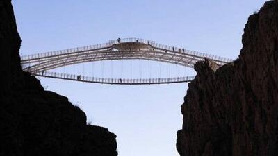  پل معلق  ورگه‌سران  نوآوری ایرانی در ارتفاع ۱۰۰ متری