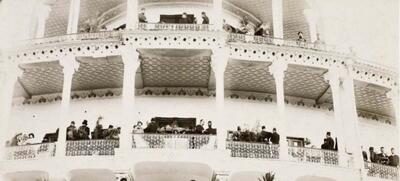  جشنی در باغ یک وزیر تهران 1920 میلادی (اواخر قاجار)