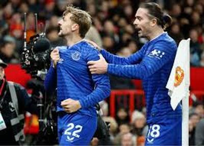  تیم آموریم به اورتون 10نفره هم باخت!