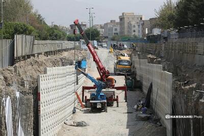  پیشرفت پروژه زیرگذر میدان سپاه/  اجرای پنج‌مرحله‌ای برای رفع یکی از گره‌های قدیمی ترافیکی تهران‌