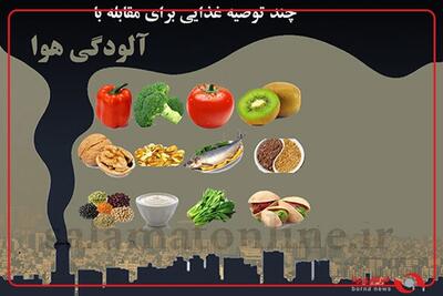  بایدها و نبایدهای تغذیه در روزهای آلودگی هوا