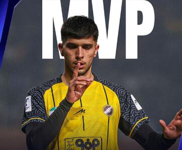  با انتخاب AFC؛ آریا یوسفی بهترین بازیکن دیدار سپاهان - الحسین شد 