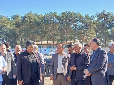  بازدید مدیر کل ورزش و جوانان و نماینده گنبد از پروژه های ورزشی نیمه کاره