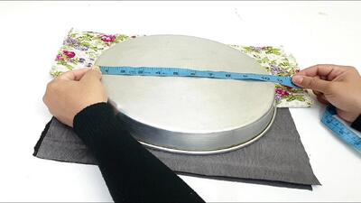  ایده ساخت کیف خرید با درب قابلمه و خورده پارچه های اضافه