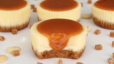  «طرز تهیه مینی چیزکیک کاراملی؛ دسر محبوب و پرطرفدار»