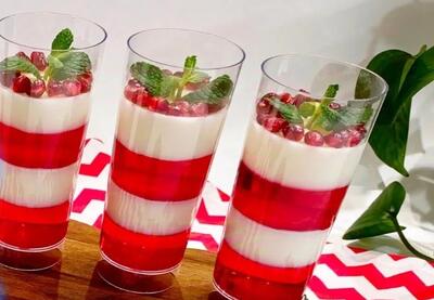  ژله بستنی یلدایی ترکیب رنگ و طعم در شب یلدا!