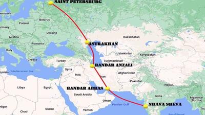  آغاز حمل و نقل روسیه به هند و چین از طریق ایران