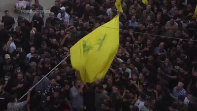  مراسم تشییع فرمانده نظامی ارشد حزب الله