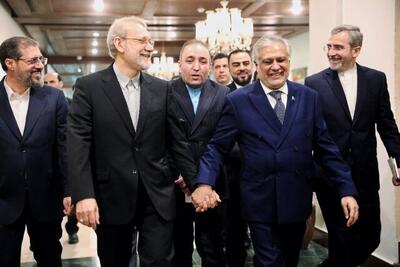  لاریجانی در دیدار با محمد اسحاق دار: مسیر تجارت ایران و پاکستان باید به هدف ۱۰ میلیارد دلار برسد