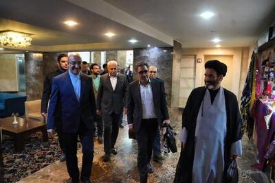  کاروان مشترک وزارت صمت و کمیسیون صنایع و معادن مجلس وارد کرمانشاه شدند