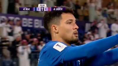  گل سوم الهلال به الشرطه (لئوناردو)