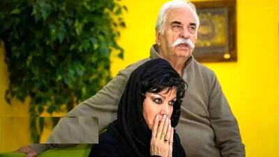  گریه تلخ خانم بازیگر لحظه وداع با پیکر همسرش | ببینید